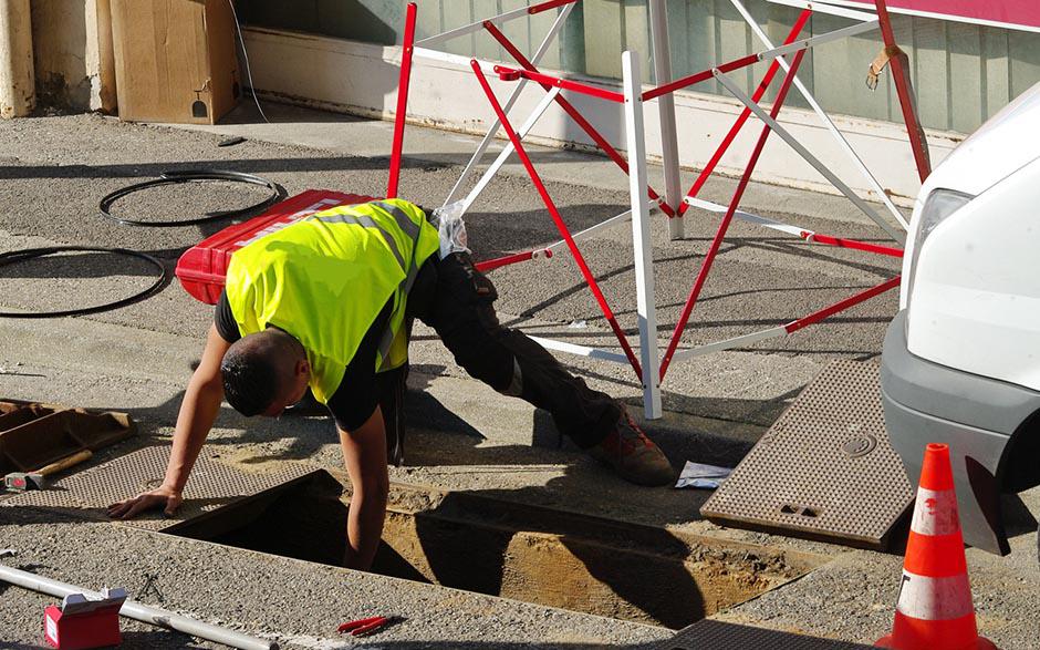 travaux assainissement Cerny